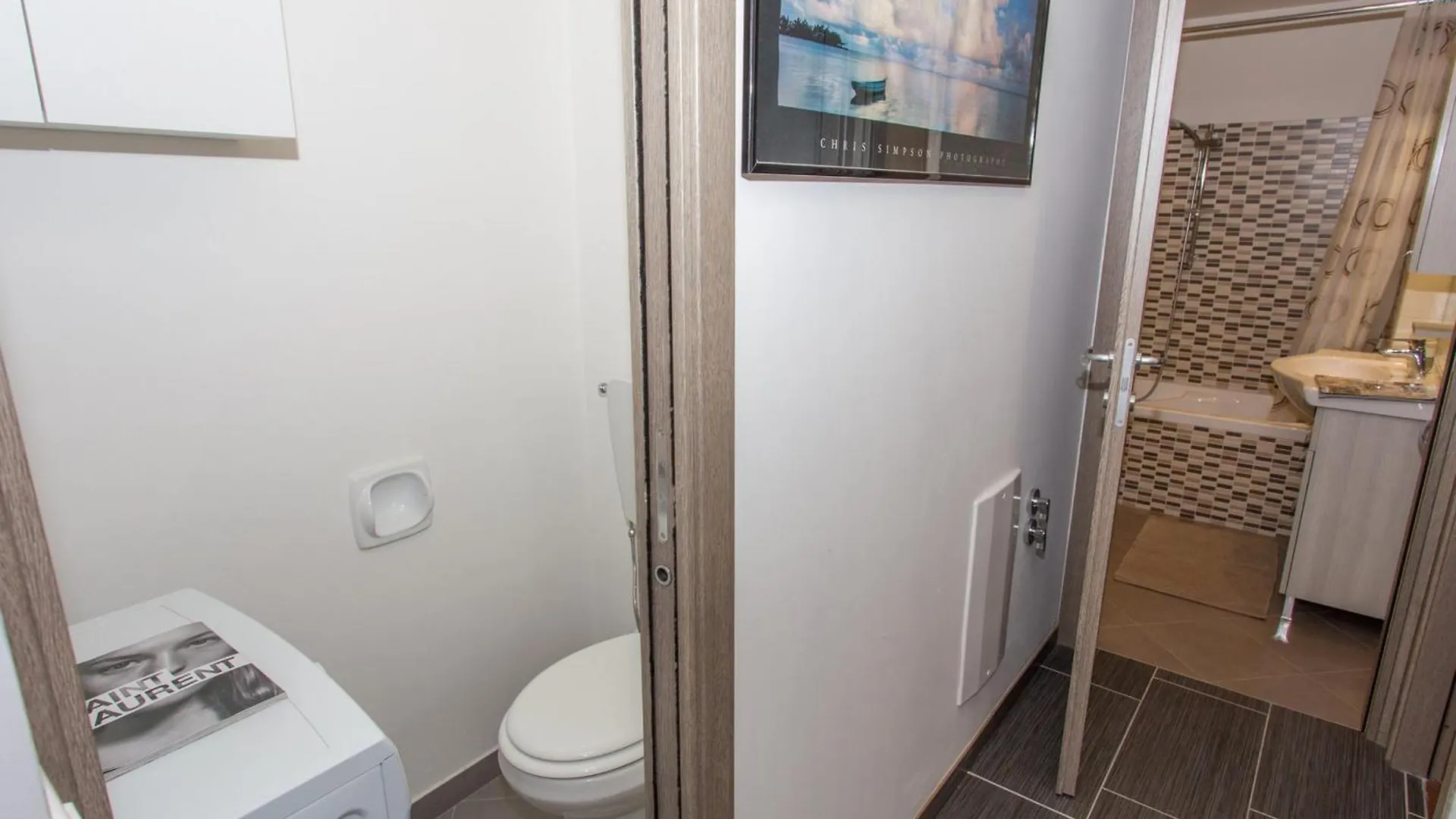 Menton: Charmant 3P Avec Terrasse, Parking, Proche Plages Et Centre - Fr-1-196-230 Lejlighed Menton